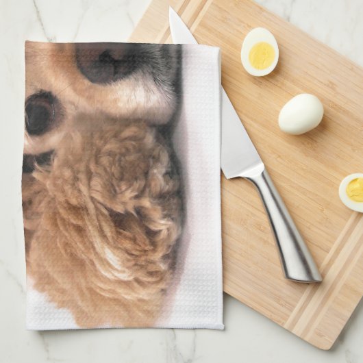 Cute Cocker Spaniel Theedoek (Quarter Fold)