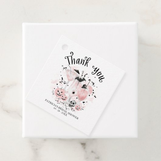 Cute Cocktails Halloween Vrijgezellenfeest Dank je Bedankjes Labels (In situ)