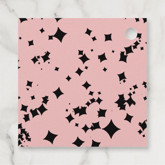 Cute Cocktails Halloween Vrijgezellenfeest Dank je Bedankjes Labels (Achterkant)