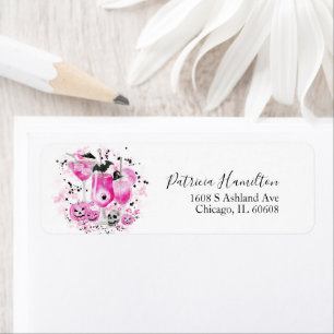 Cute Cocktails Halloween Vrijgezellenfeest Label