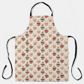 Cute Cocoa Holiday Apron Schort (Voorkant)