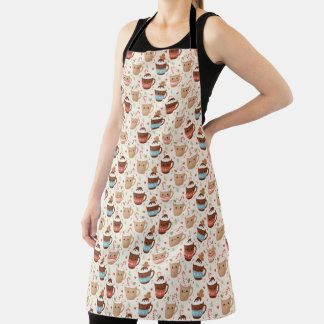 Cute Cocoa Holiday Apron Schort