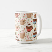 Cute Cocoa Holiday Coffee Mug Koffiemok (Voorkant rechts)