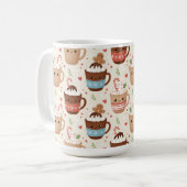 Cute Cocoa Holiday Coffee Mug Koffiemok (Voorkant links)