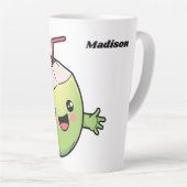 Cute Coconuts, aangepaste naam Latte Mok (Rechterhoek)