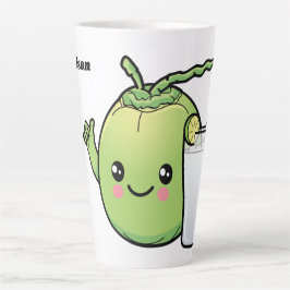 Cute Coconuts, aangepaste naam Latte Mok