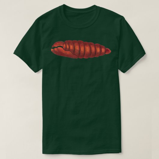 Cute Cocoon Hornworm pupa Waterverf Design T-shirt (Design voorkant)