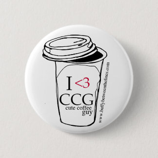 Cute Coffe Guy Button