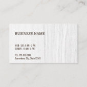 Cute Coffee Bans roze koffie Loyalty Kaarten (Achterkant)