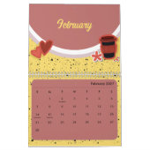 Cute Coffee Cup 2026 Calendar Kalender (Feb 2027)