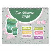 Cute Coffee Cup 2026 Calendar Kalender (Hoes)