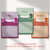 Cute Coffee Cup 2026 Calendar Kalender