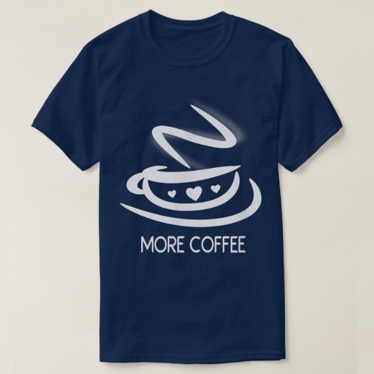 Cute Coffee Cup T-shirt (Design voorkant)