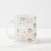 Cute Coffee Cups Patroon Kawaii Mok (Links)