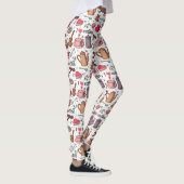 Cute Coffee en Cakes Design Leggings (Rechts)