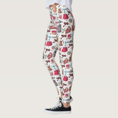 Cute Coffee en Cakes Design Leggings (Links)