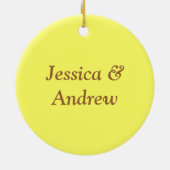 Cute Coffee en Donut in Love, Perfect Pair Keramisch Ornament (Achterkant)