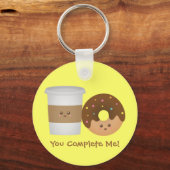 Cute Coffee en Donut... Sleutelhanger (Voorkant)