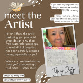 Cute Coffee House Storefront Waterverf Kaart