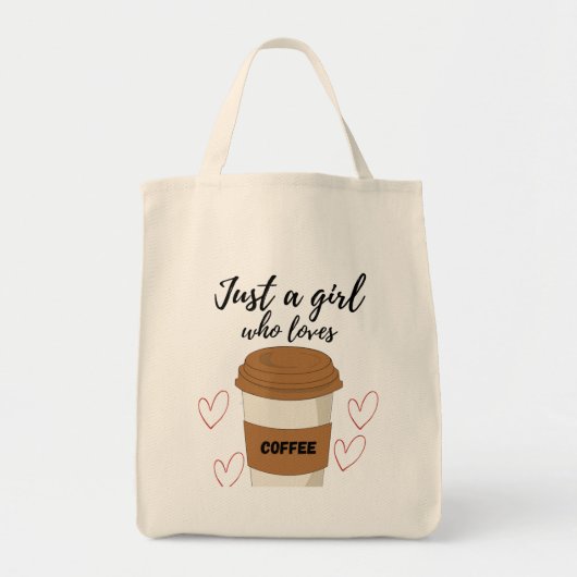 Cute Coffee Lover Graphic Tote bag for Women (Voorkant)