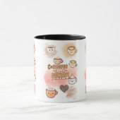 Cute Coffee Lover Mug – Kawaii Barista Cup | Coffe Mok (Midden)