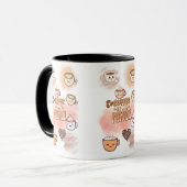 Cute Coffee Lover Mug – Kawaii Barista Cup | Coffe Mok (Voorkant links)