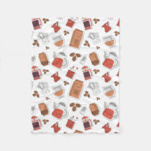 Cute Coffee Lovers Caffeine ThMED Kawaii Pattern