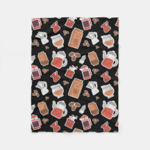 Cute Coffee Lovers Caffeine ThMED Kawaii Pattern