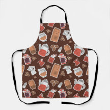 Cute Coffee Lovers Caffeine ThMED Kawaii Pattern