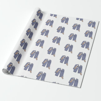 Cute Coffee Mode Party Wrapping Paper Cadeaupapier