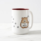 Cute Coffee Mok met Cat - Blijf rustig! (Voorkant rechts)