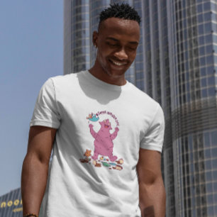 Cute Coffee Momster T-shirt