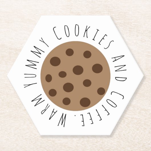 Cute Coffee Paper Onderzetters (Voorkant)