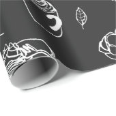 Cute Coffee Pattern Cadeaupapier (Rol Hoek)