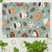 Cute Coffee Theedoek (Gevouwen)