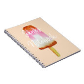 Cute cola ijsblokjes pop popsikel notitieboek (Rechterzijde)