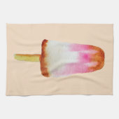 Cute cola popsicle ice block Summertime Theedoek (Horizontaal)