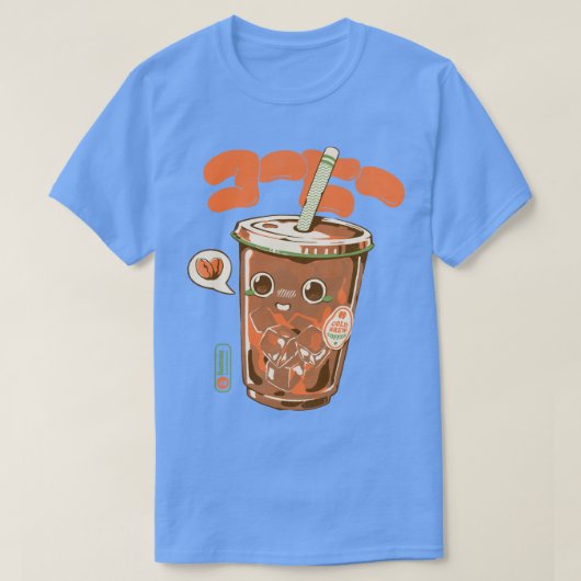 Cute Cold Brew Coffee T-shirt (Design voorkant)