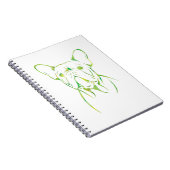 Cute Coldly French Bulldog Gift Notitieboek (Rechterzijde)