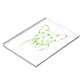 Cute Coldly French Bulldog Gift Notitieboek (Linkerzijde)