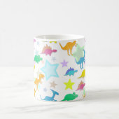 Cute Color Dinosaurs Mok (Center)