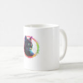 cute color full cat design koffiemok (Voorkant rechts)
