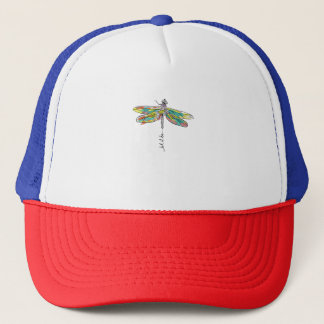Cute Colored Dragonfly T-Shirt Trucker Pet