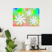 Cute Colored Teth Smile Dentistry Poster (Thuiskantoor)