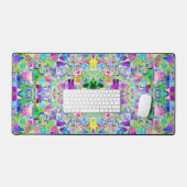 Cute colorful abstract geometric fragric design bureaumat (Keyboard & Muis)