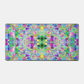 Cute colorful abstract geometric fragric design bureaumat (Voorkant)