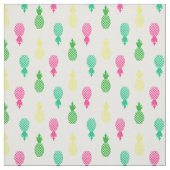 Cute Colorful and Tropical Pineapple Pattern Stof (Swatch)
