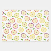 Cute Colorful Apple Pattern Inpakpapier Vel (Voorkant 3)