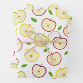 Cute Colorful Apple Pattern Inpakpapier Vel (In situ)