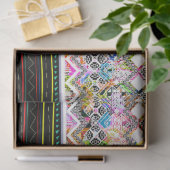 Cute colorful aztec tribal patronen tissuepapier (Geschenk)